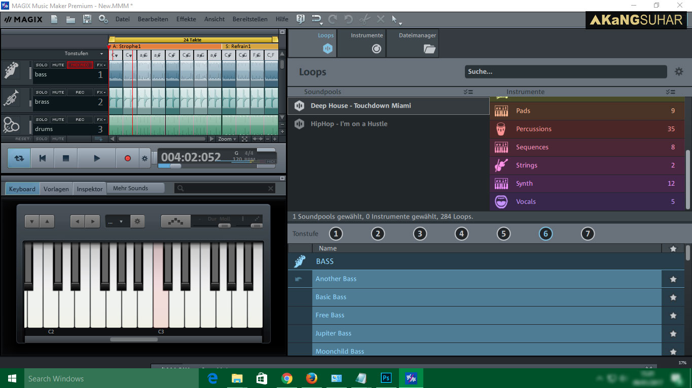 magix music maker 16 how to add to soundpools